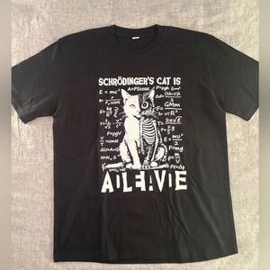 Schrödinger's Cat Black T-Shirt